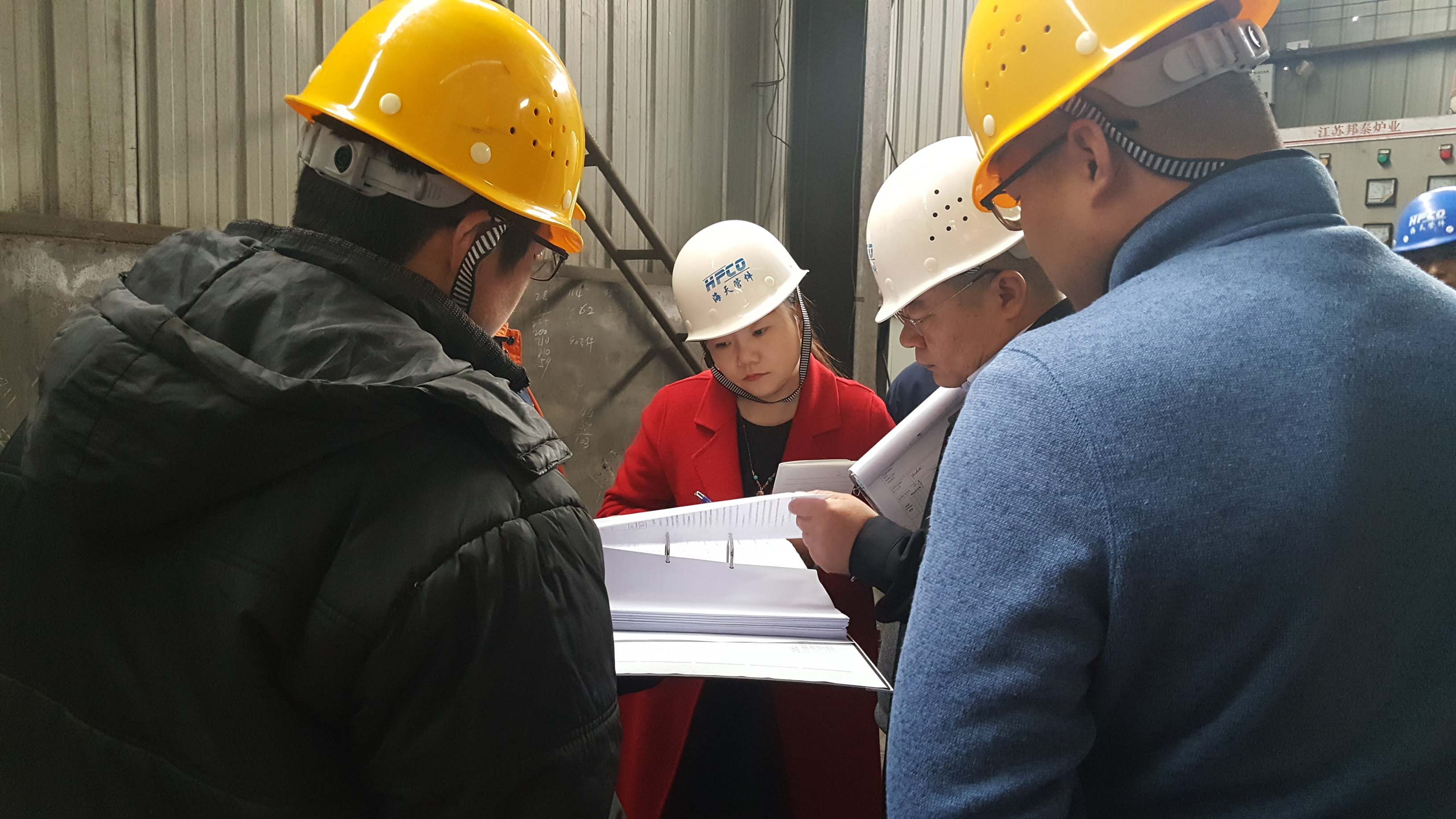The PED audit team came to the factory for annual review.(图4)