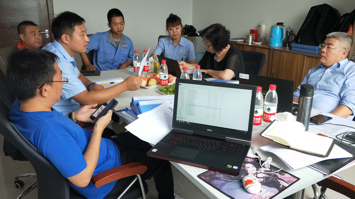 The ISO audit team came to the factory for annual review.(图1)